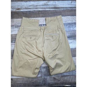 Untuckit Men 34 x 32 Straight Fit Stretch Chino Pants Cotton Beige Work Tag 33